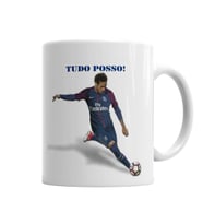Neymar Jr Tudo Posso Kupa Bardak Porselen