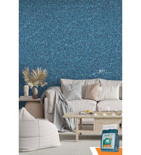 Ventrawall Canlı Sıva Duvar Boyası Mavi wB01