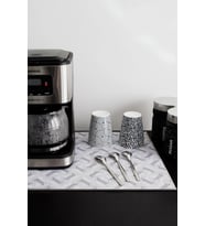 Baskılı Bulaşık Kurutma Matı 46x36 Cm Kurulama Bezi Örtüsü Mf-054