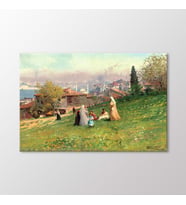 Arty Tablo Üsküdar Sırtlarında Tablo (Karışık)