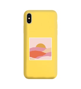 Sarı Lansman Kılıf iPhone XS Max