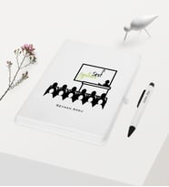 BK Gift Kişiye Özel Sınıf Öğretmeni Temalı Beyaz Defter Kalem Hediye Seti - 5