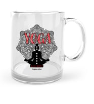 BK Gift Kişiye Özel Mesleki Yoga Eğitmeni Cam Kupa Bardak  2