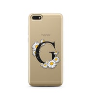Papatya Harf Tasarım Süper Şeffaf Silikon Telefon Kılıfı Huawei Honor 7s-Y5 (201