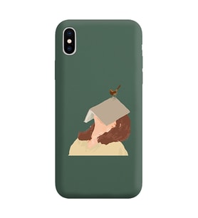 Koyu Yeşil Lansman Telefon Kılıfı Iphone XS