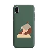 Koyu Yeşil Lansman Telefon Kılıfı Iphone XS