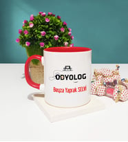 Odyolog Kupa Bardak Kırmızı