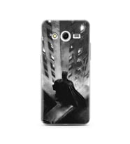 Batman Tasarım Süper Şeffaf Silikon Telefon Kılıfı Samsung Core 2