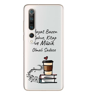 Hayat Bazen Tasarımlı Süper Şeffaf Silikon Telefon Kılıfı Xiomai Mi10-pro