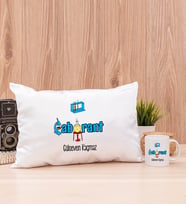 Laborant Dikdörtgen Yastık ve Beyaz Kupa Bardak