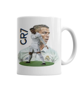 Cristiano Ronaldo  CR7 Kupa Bardak Porselen