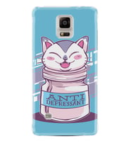 Kılıfland Samsung Galaxy Note 4 Kılıf Silikon Resimli Kapak Anti Depressant Stok 253