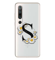 Papatya Harf Tasarım Süper Şeffaf Silikon Telefon Kılıfı Xiomai Mi10-pro S-Harfi