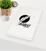 BK Gift Kişiye Özel Avukat Temalı Beyaz Defter - 12