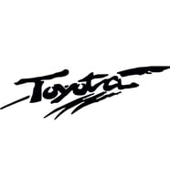 Toyota Sticker Araba Yapıştırması