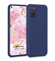 Microsonic Matte Silicone Oppo A72 Kılıf Lacivert