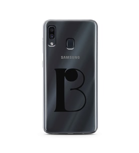 Samsung A30 Harf Tasarımlı Telefon Kılıfı B-Harfi 