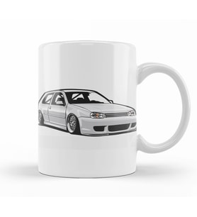 Stanced Out  Golf MK4 Kupa Bardak Porselen