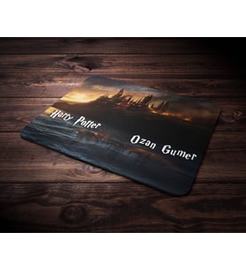 Kişiye Özel Harry Potter Temalı Hogwarts Tasarımlı Mouse Pad (Renksiz)