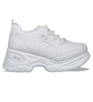 MP 221-305 Dolgu Topuk Beyaz Kadın Sneakers
