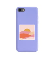 Lila Lansman Telefon Kılıfı Iphone 8