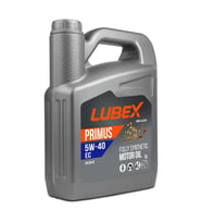 Lubex Primus EC 5W-40 5 Lt Tam Sentetik Motor Yağı