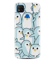 Kılıfland Xiaomi Redmi 9C Kılıf Silikon Resimli Kapak Penguin Pattern Stok 966