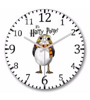 Harry Potter Harry  Porger Duvar Saati Bombeli Gercek Cam