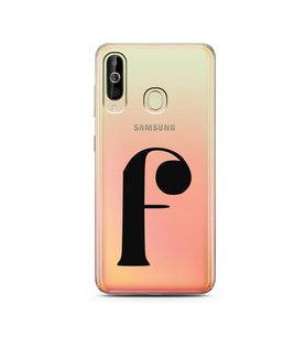 Samsung A60 Harf Tasarımlı Telefon Kılıfı F-Harfi 
