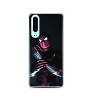Örümcek Adam Tasarım Süper Şeffaf Silikon Telefon Kılıfı Huawei P30 