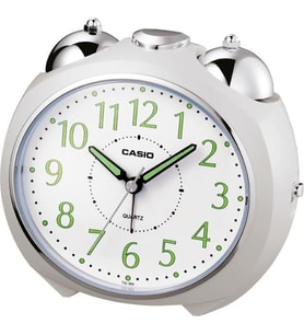 CASIO TQ-369-7DF ALARMLI IŞIKLI BEYAZ ÇALAR MASA SAATİ