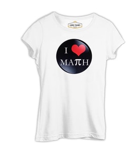 Matematik - Pi 17 Beyaz Kadın Tshirt