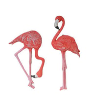 İkili Flamingo Dekoratif Duvar Süsü