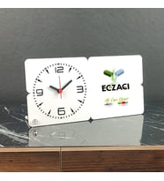 Eczacı Ahşap Masa Saati 002