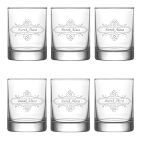 Kişiye Özel 6 lı Tekila Shot Bardağı Model - 12