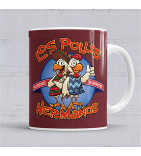Los Pollos Hermanos Kupa Bardak Porselen