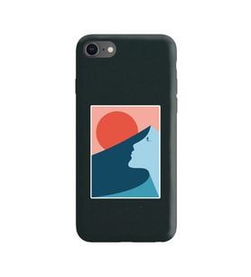 Siyah Lansman Kılıf iPhone 8