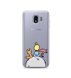 Küçük Prens Tasarım Süper Şeffaf Silikon Telefon Kılıfı Samsung J4