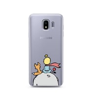 Küçük Prens Tasarım Süper Şeffaf Silikon Telefon Kılıfı Samsung J4