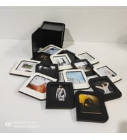 Kişiye Özel Polaroid Resim Çerçevesi Beşiktaşlı Siyah Kutulu