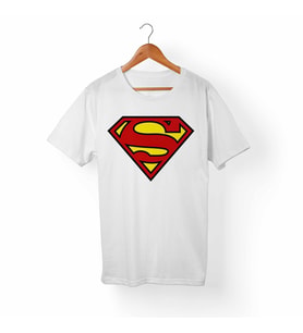 Superman Çocuk Beyaz Tişört