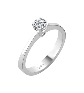 Sirius G Renk 0,41 Karat Pırlanta Tektaş Yüzük 0704R0146