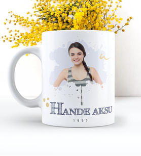 BK Gift Kişiye Özel Fotoğraflı Beyaz Kupa Bardak - 1