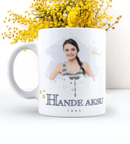 BK Gift Kişiye Özel Fotoğraflı Beyaz Kupa Bardak - 1