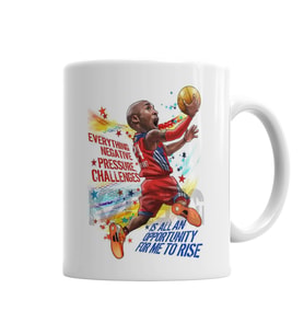 For Me To Rise Kobe Bryant Kupa Bardak Porselen