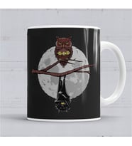 Batman Ve Baykuş Kupa Bardak Porselen