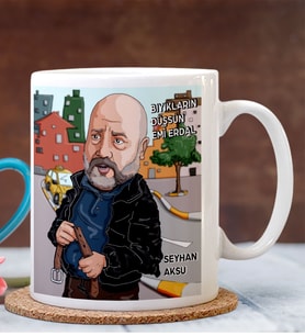 BK Gift Kişiye Özel İskender Abi Tasarımlı Beyaz Kupa Bardak