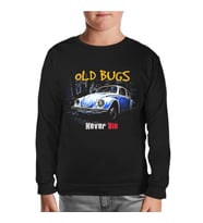Old Bugs Siyah Çocuk Sweatshirt