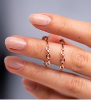 Mode Silver Zincir detaylı halka küpe