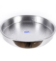 Çelik Çiğköfte Leğeni 45 cm Sacı Kalın (Büyük Boy)